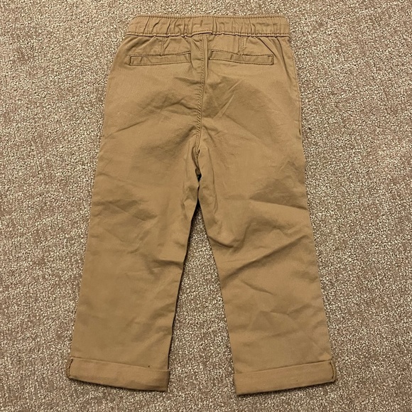 Old Navy Khaki Relaxed Pull-On Pants for Toddler Boys Functional Drawstring - Picture 3 of 3